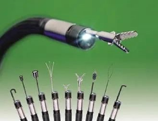 特殊定制型——內置機械手通道的探頭 特殊定制型——內置機械手通道的探頭