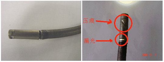 避免探頭CCD損傷的使用注意事項-探頭脫開示意圖 避免探頭CCD損傷的使用注意事項-探頭脫開示意圖