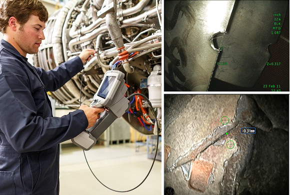 通過孔探圖像可以查找缺陷 通過孔探圖像可以查找缺陷