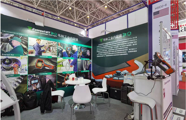 北京韋林公司在航展的展位 北京韋林公司在航展的展位